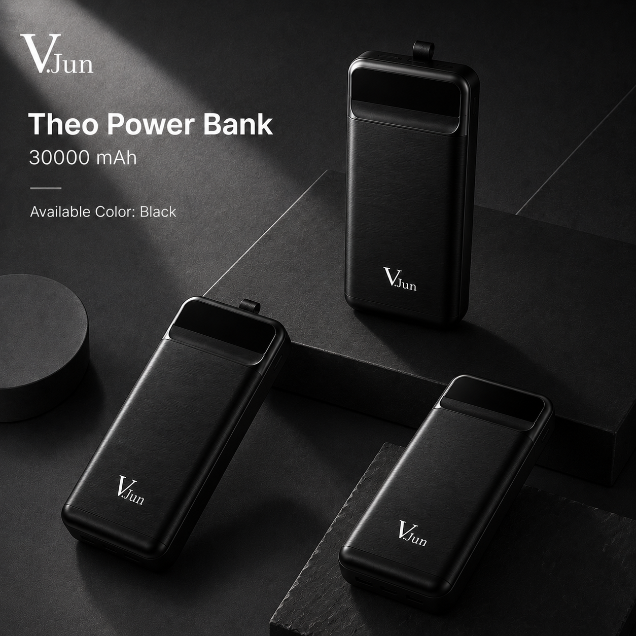V.Jun Theo Power Bank 30000 mAh