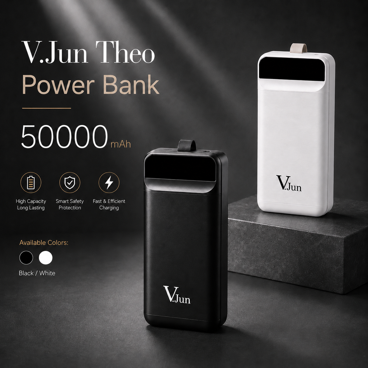 V.Jun Theo Power Bank 50000 mAh